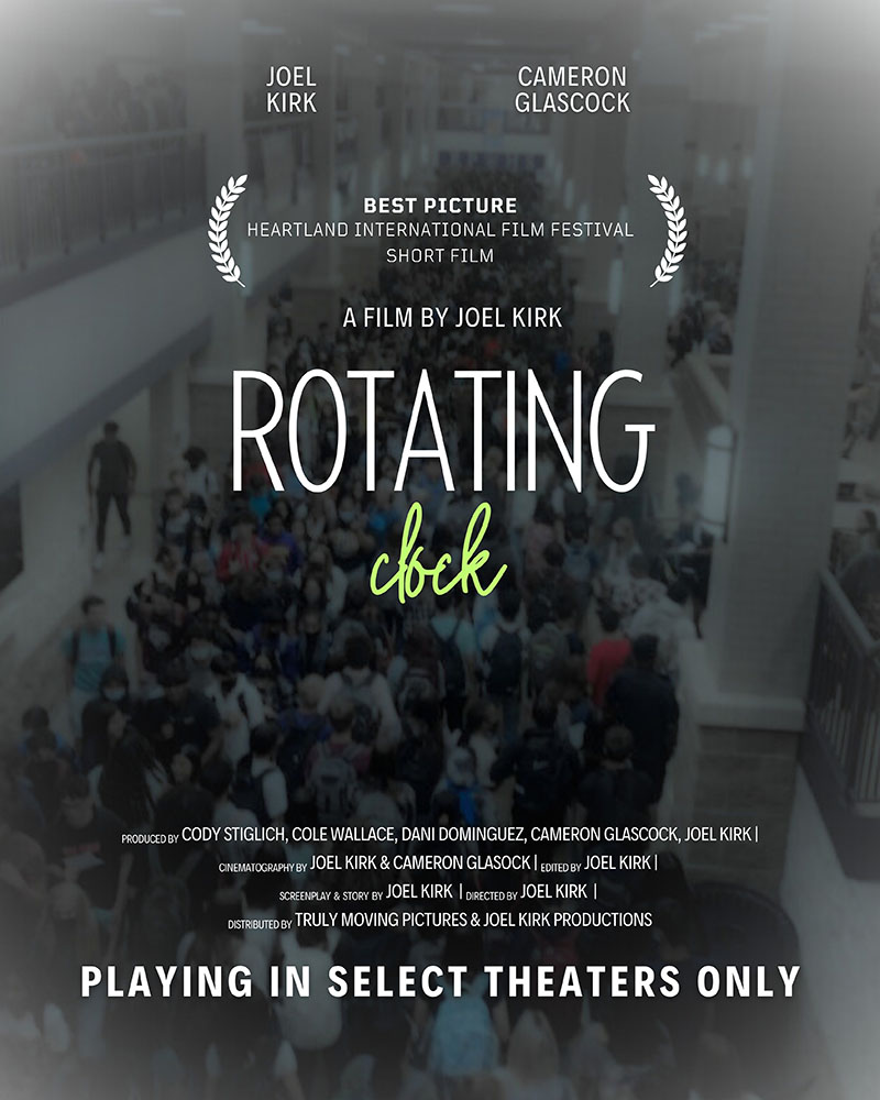 rotating clock